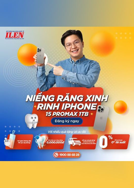 Niềng răng xinh, rinh IPHONE 15 PRO MAX 1TB